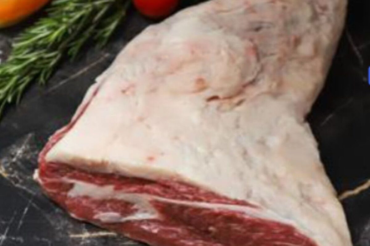 Colita de cuadril de vacuno argentino con pimientos