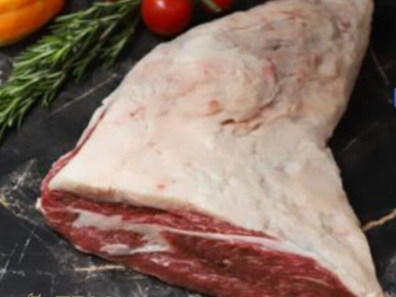 Colita de cuadril de vacuno argentino con pimientos